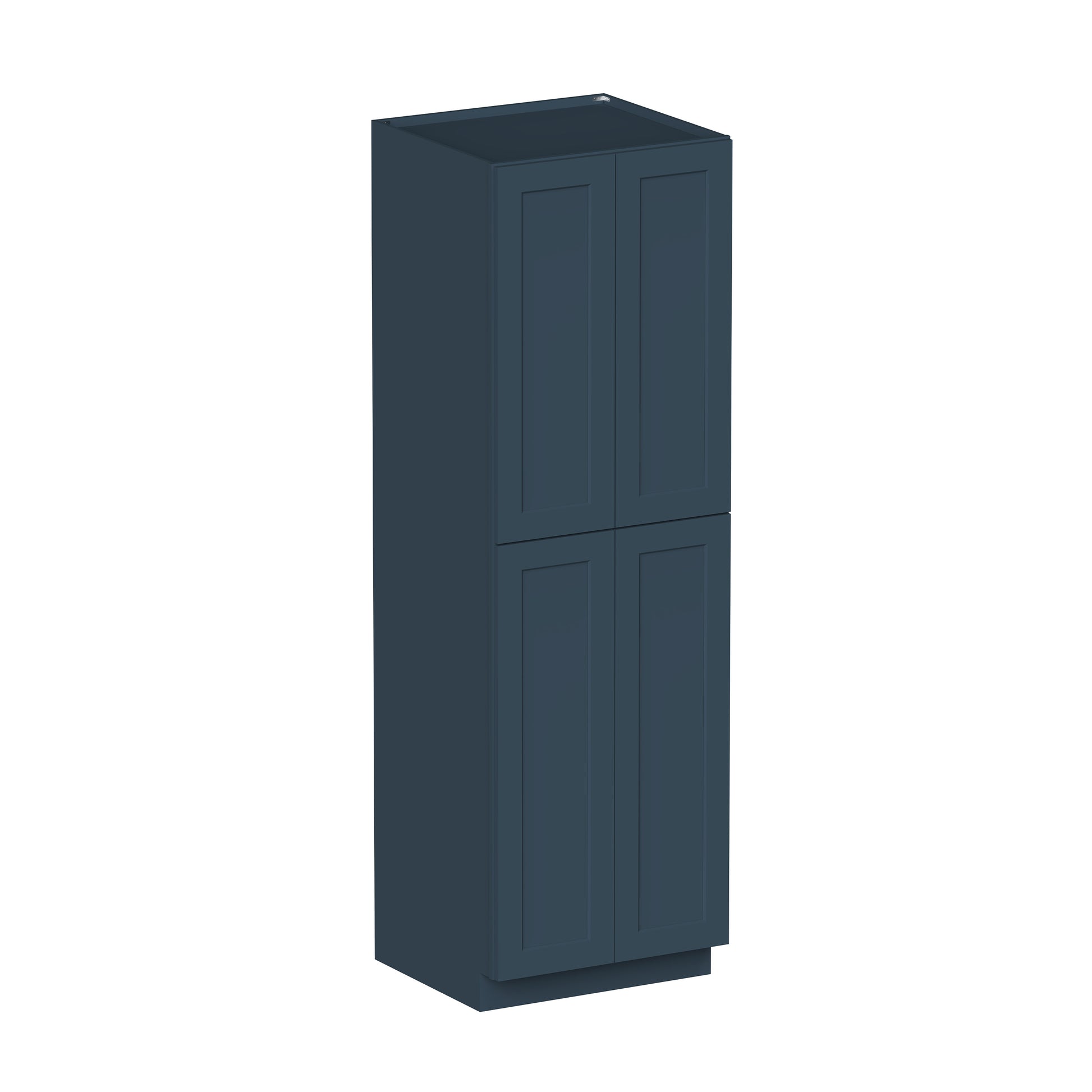 Cyber Grey RTA 24"/30"W x 27"D x 84"/90"/96"H 6 Sizes Tall Pantry Cabinet with Shelves