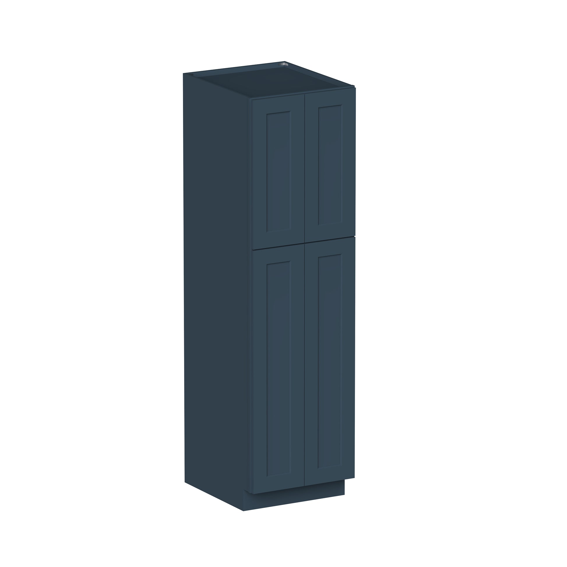 Cyber Grey RTA 24"/30"W x 27"D x 84"/90"/96"H 6 Sizes Tall Pantry Cabinet with Shelves