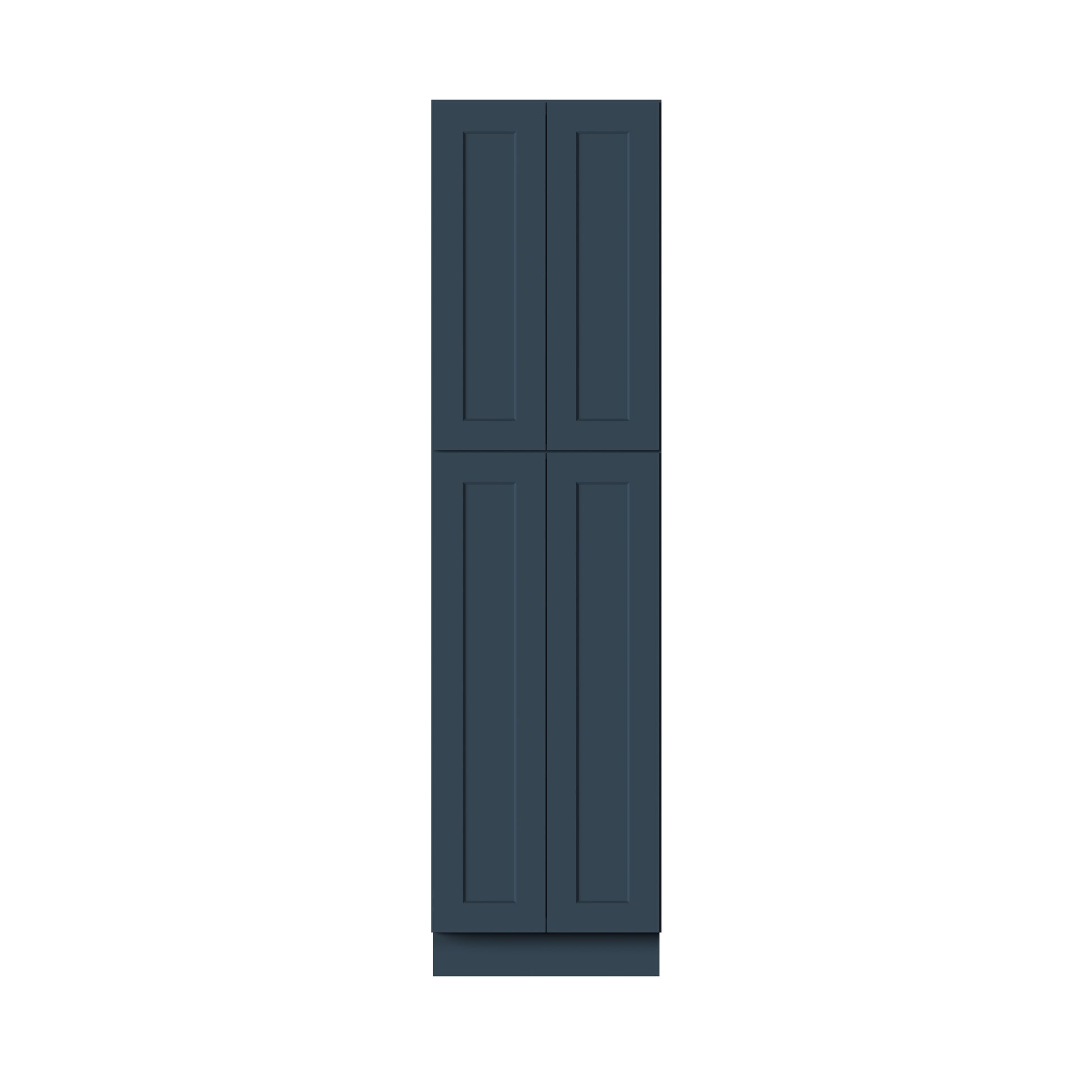 Cyber Grey RTA 24"/30"W x 27"D x 84"/90"/96"H 6 Sizes Tall Pantry Cabinet with Shelves