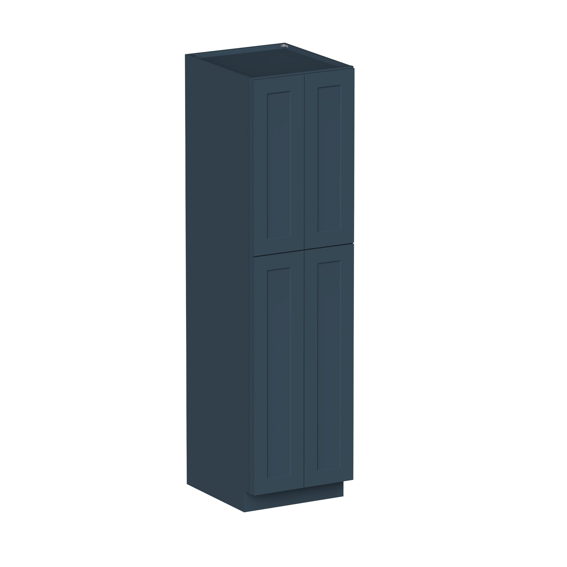 Cyber Grey RTA 24"/30"W x 27"D x 84"/90"/96"H 6 Sizes Tall Pantry Cabinet with Shelves