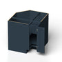 Cyber Grey RTA 33"/36"W x 24"D x 34.5"H Lazy Susan Base Cabinet