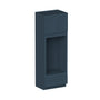 Cyber Grey RTA 33"W x 27"D x 84"/90"/96"H 3-Size Double Oven Cabinet with Door, Drawer and shelves