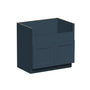Cyber Grey RTA 36"W x 24"D x 34.5"H Farm Sink Base Cabinet with 2 Doors