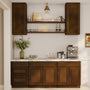 Dark Caramel RTA 12"W x 24"D x 34.5"H Base Cabinet with 1 Drawer and 1 Door