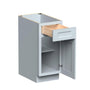 15"W x 24"D x 34.5"H Plywood Floor Base Kitchen Cabinet with Drawer Ready to Assemble