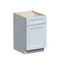 Dove Grey RTA 21"W x 24"D x 34.5"H Base Cabinet with 1 Drawer and 1 Door