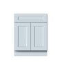 Dove Grey RTA 27"W x 24"D x 34.5"H Base Cabinet with 1 Drawer and 2 Doors