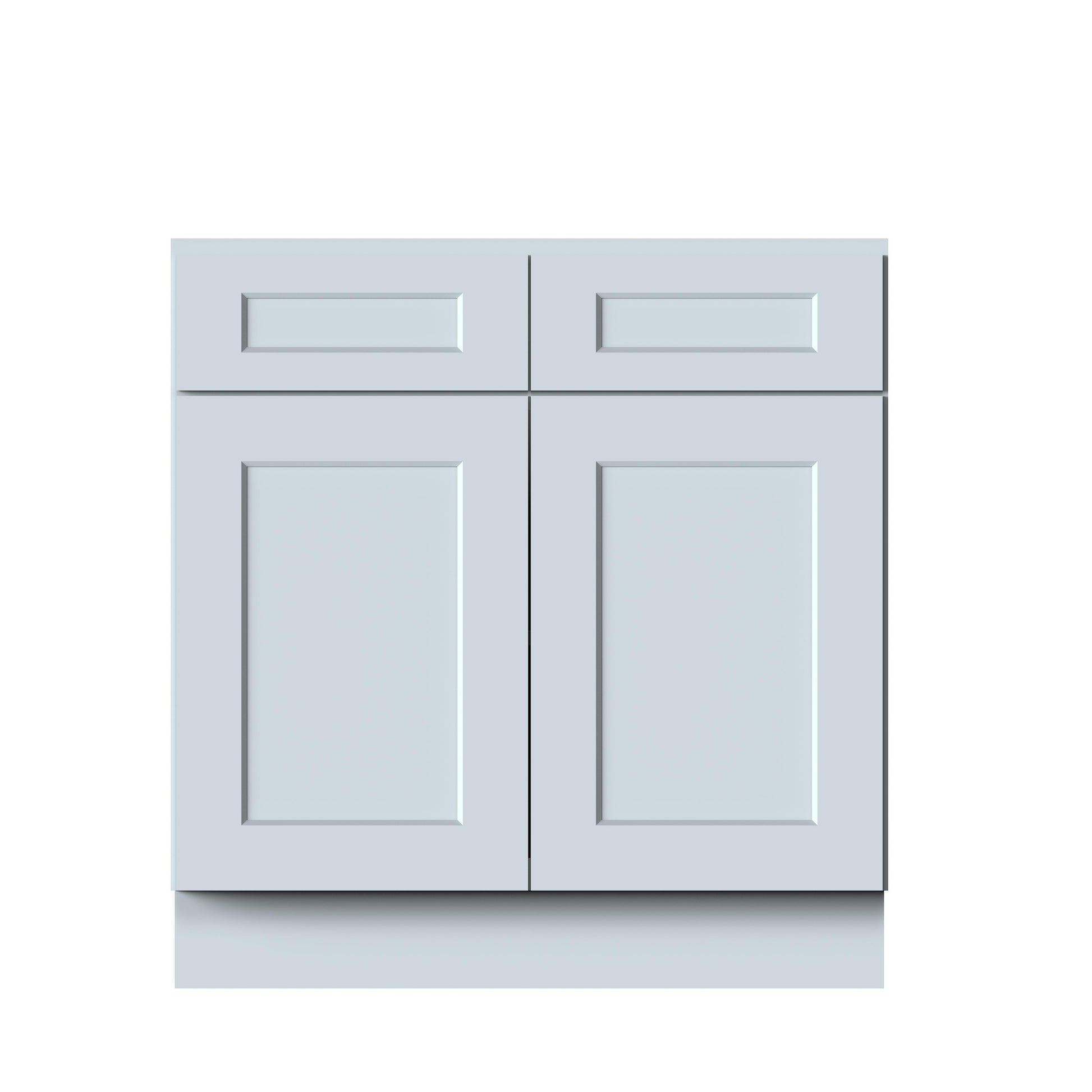 33"W x 24"D x 34.5"H Plywood Floor Base Kitchen Cabinet with Drawer Ready to Assemble