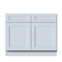 42"W x 24"D x 34.5"H Plywood Floor Base Kitchen Cabinet with Drawer Ready to Assemble