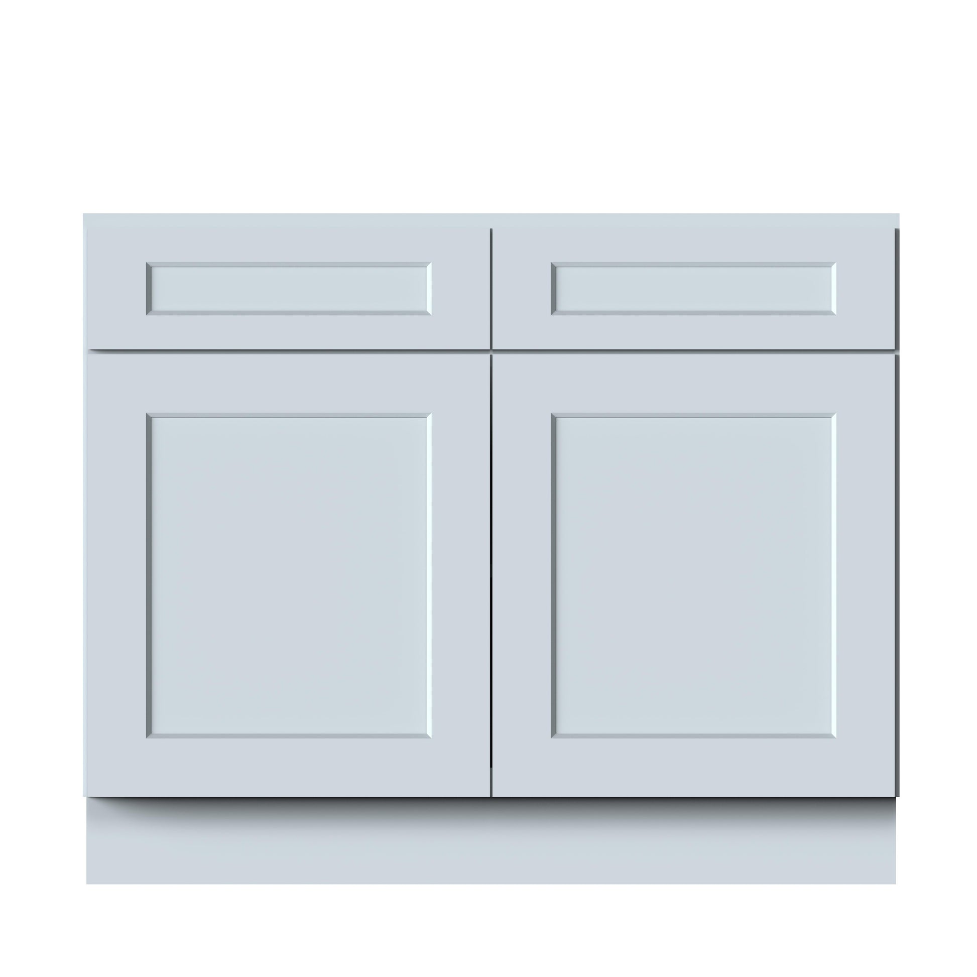 42"W x 24"D x 34.5"H Plywood Floor Base Kitchen Cabinet with Drawer Ready to Assemble
