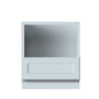 Dove Grey RTA 30"W x 24"D x 34.5"H Microwave Base Cabinet with 1 Drawer