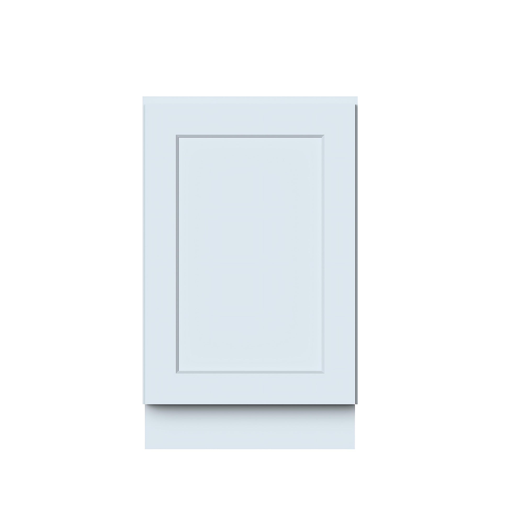 Dove Grey RTA 21"W x 24"D x 34.5"H Full Height Door Base Cabinet with 1 Door
