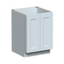 24"W x 24"D x 34.5"H Plywood Full Height Door Base Kitchen Cabinet with 2 Doors Ready to Assemble