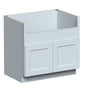 36"W x 24"D x 34.5"H Plywood Farmhouse Sink Cabinet with  2 Doors Ready to Assemble