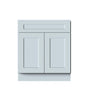 Dove Grey RTA 30"W x 24"D x 34.5"H Sink Base Cabinet with 2 Doors