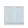 36"W x 24"D x 34.5"H Plywood Sink Base Kitchen Cabinet with 2 Doors Ready to Assemble