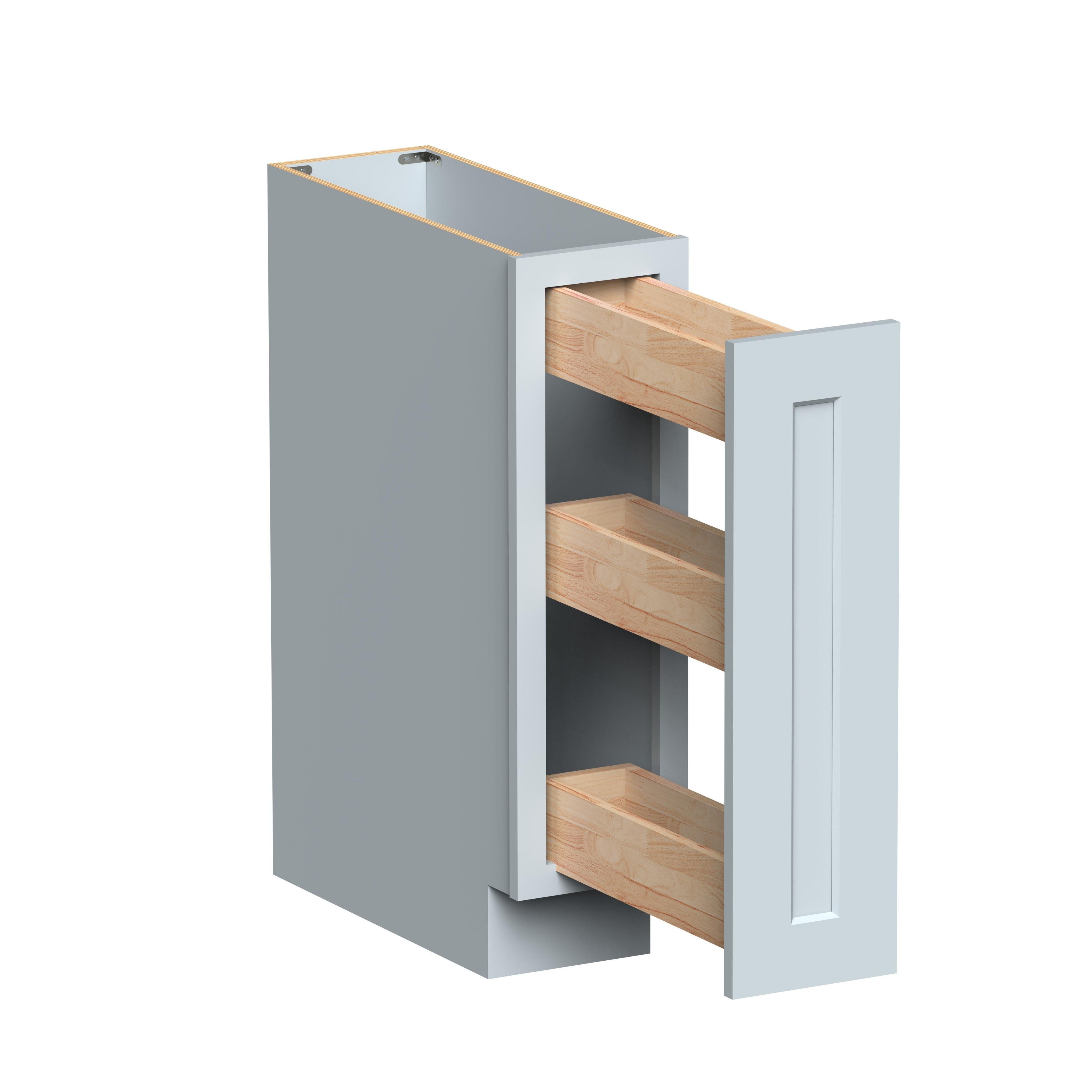9"W x 24"D x 34.5"H Plywood Kitchen Base Spicy Rack with 1 Drawer Ready to Assemble