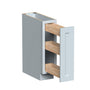 9"W x 24"D x 34.5"H Plywood Kitchen Base Spicy Rack with 1 Drawer Ready to Assemble