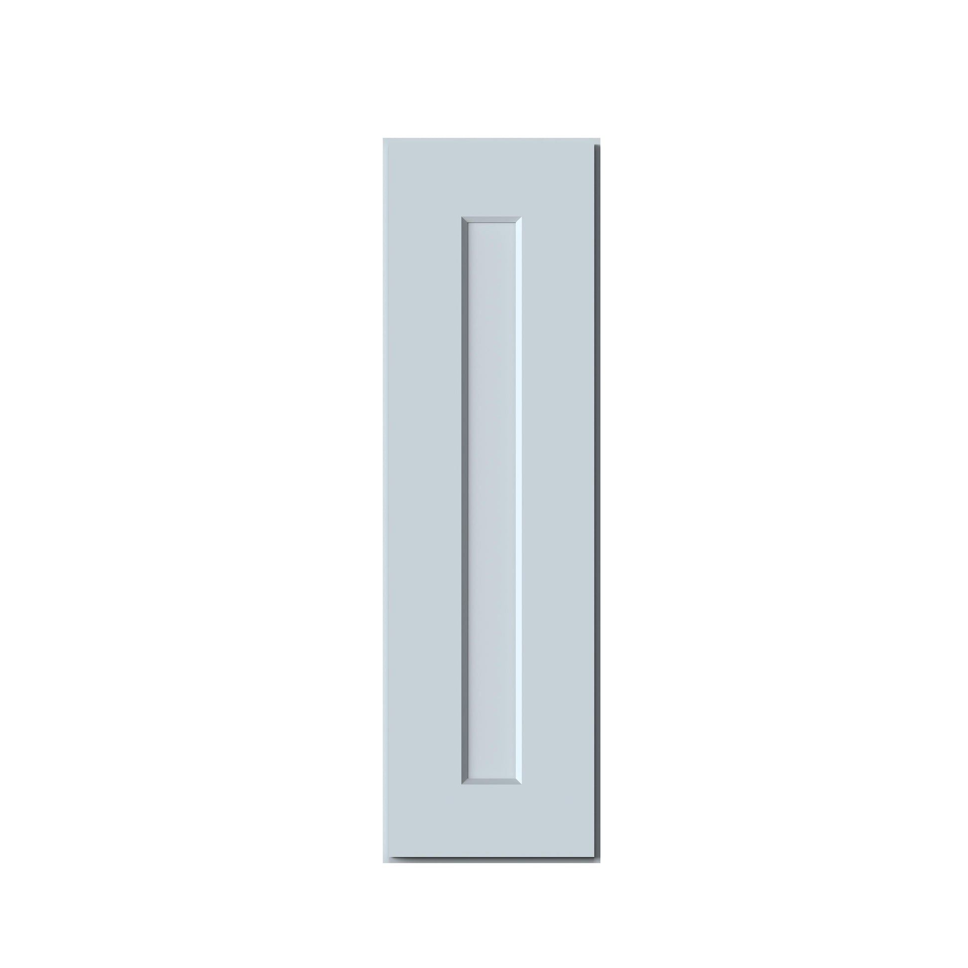 Dove Grey RTA 9"W x 12"D x 30"H Standard Wall Cabinet with 1 Door and 2 Shelves