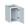 Dove Grey RTA 12"W x 12"D x 30"H Short Wall Cabinet with 1 Door