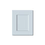 Dove Grey RTA 15"W x 12"D x 18"H Short Wall Cabinet with 1 Door