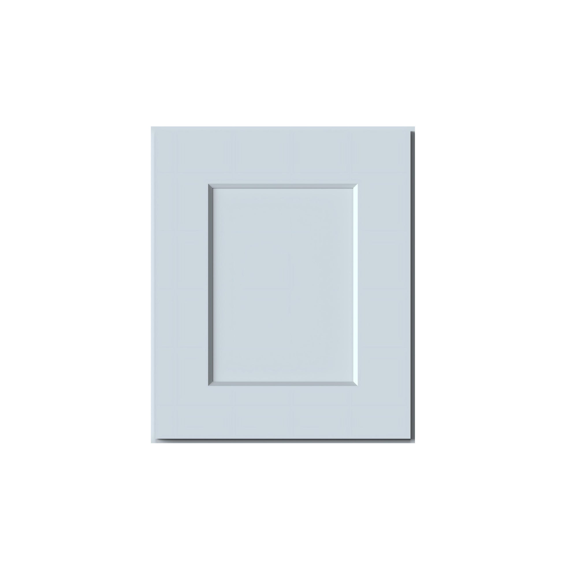Dove Grey RTA 15"W x 12"D x 18"H Short Wall Cabinet with 1 Door