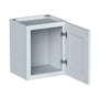 Dove Grey RTA 15"W x 12"D x 18"H Short Wall Cabinet with 1 Door