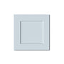 Dove Grey RTA 18"W x 12"D x 18"H Short Wall Cabinet with 1 Door