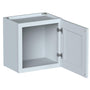Dove Grey RTA 18"W x 12"D x 18"H Short Wall Cabinet with 1 Door