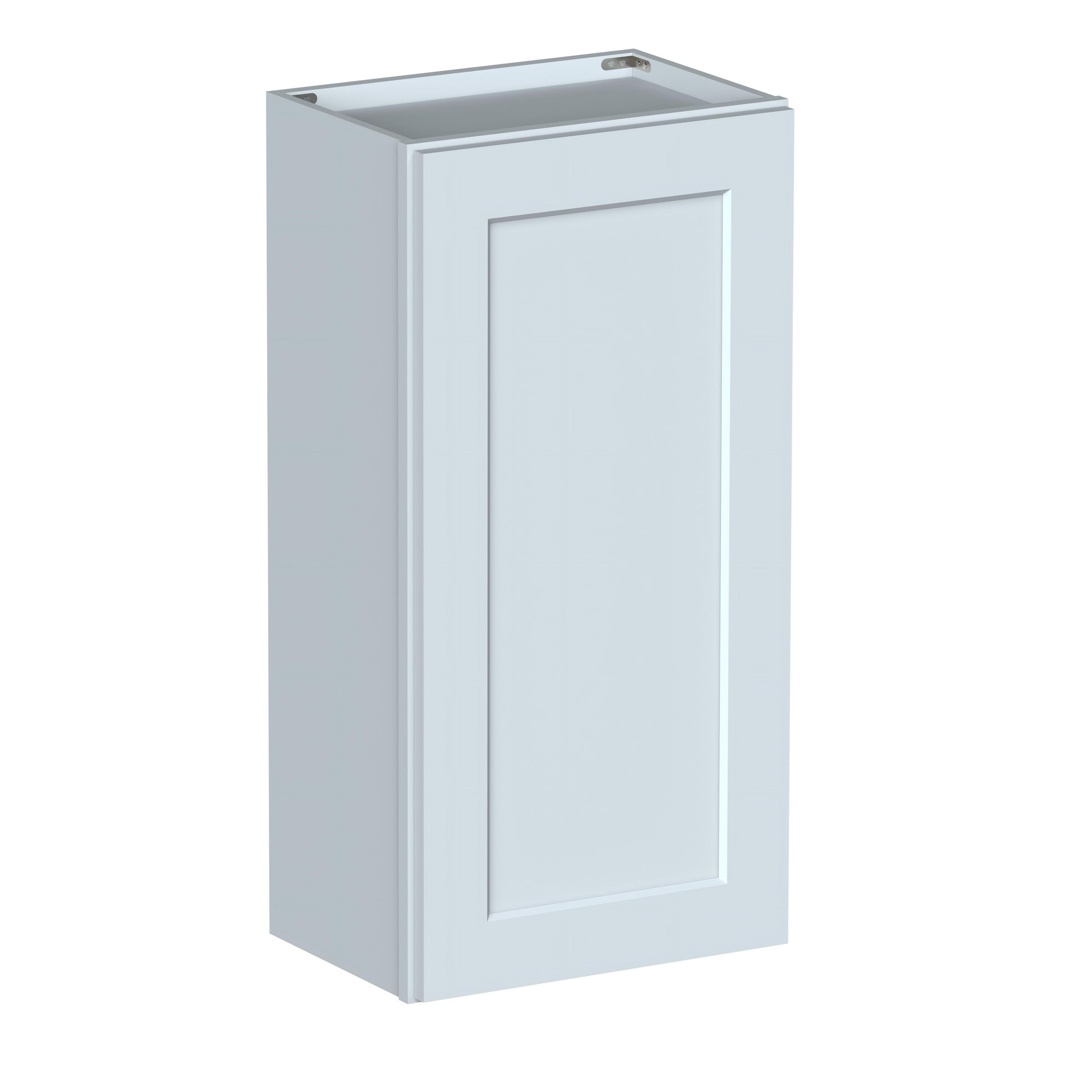 Dove Grey RTA 18"W x 12"D x 36"H Standard Wall Cabinet with 1 Door and 2 Shelves
