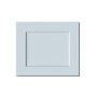 Dove Grey RTA 21"W x 12"D x 18"H Short Wall Cabinet with 1 Door