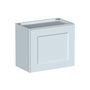 Dove Grey RTA 21"W x 12"D x 18"H Short Wall Cabinet with 1 Door