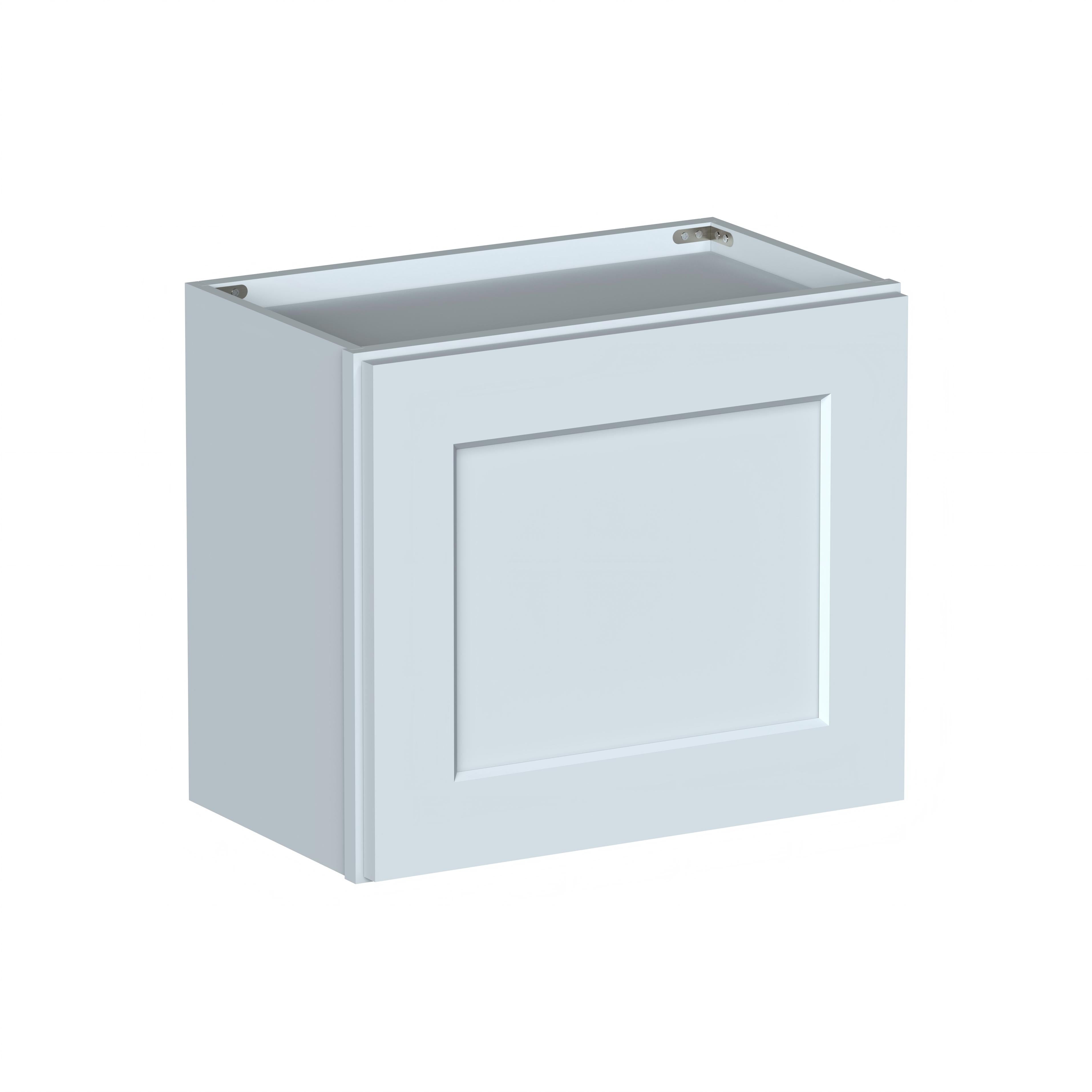 Dove Grey RTA 21"W x 12"D x 18"H Short Wall Cabinet with 1 Door