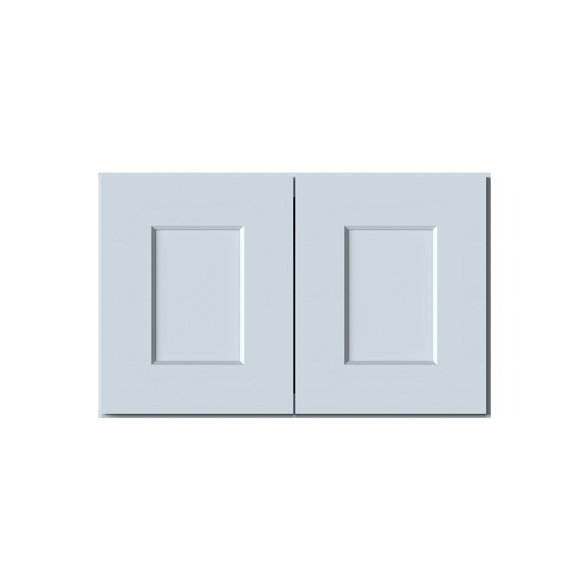 Dove Grey RTA 24"W x 12"D x 15"H Short Wall Cabinet with 2 Doors