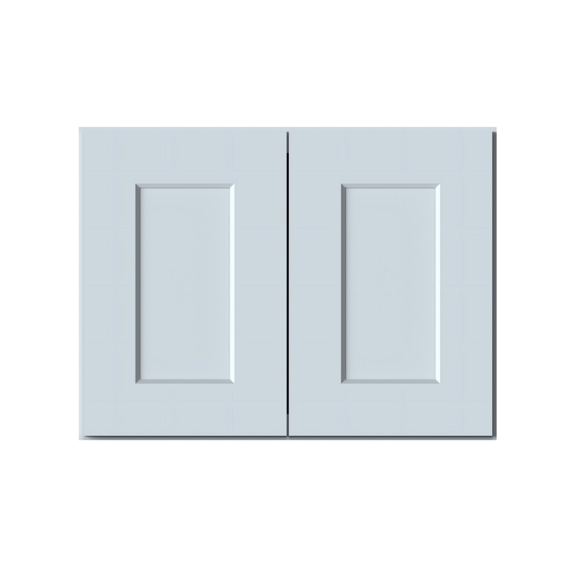 Dove Grey RTA 24"W x 12"D x 18"H Short Wall Cabinet with 2 Doors