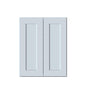 24"W x 12"D x 30"H Plywood Wall Kitchen Cabinet with 2 Doors Ready to Assemble