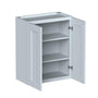 24"W x 12"D x 30"H Plywood Wall Kitchen Cabinet with 2 Doors Ready to Assemble