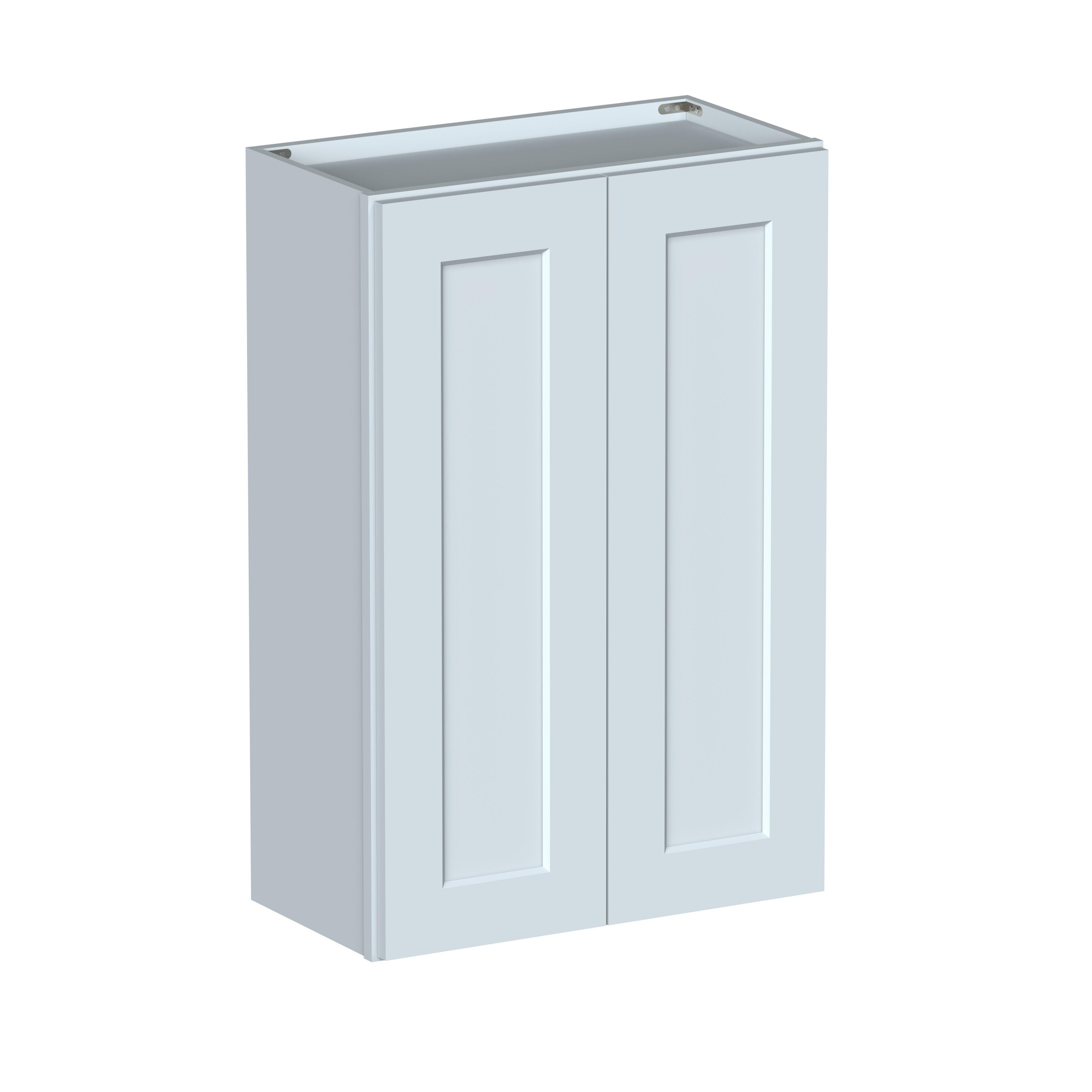 24"W x 12"D x 36"H Plywood Wall Kitchen Cabinet with 2 Doors Ready to Assemble