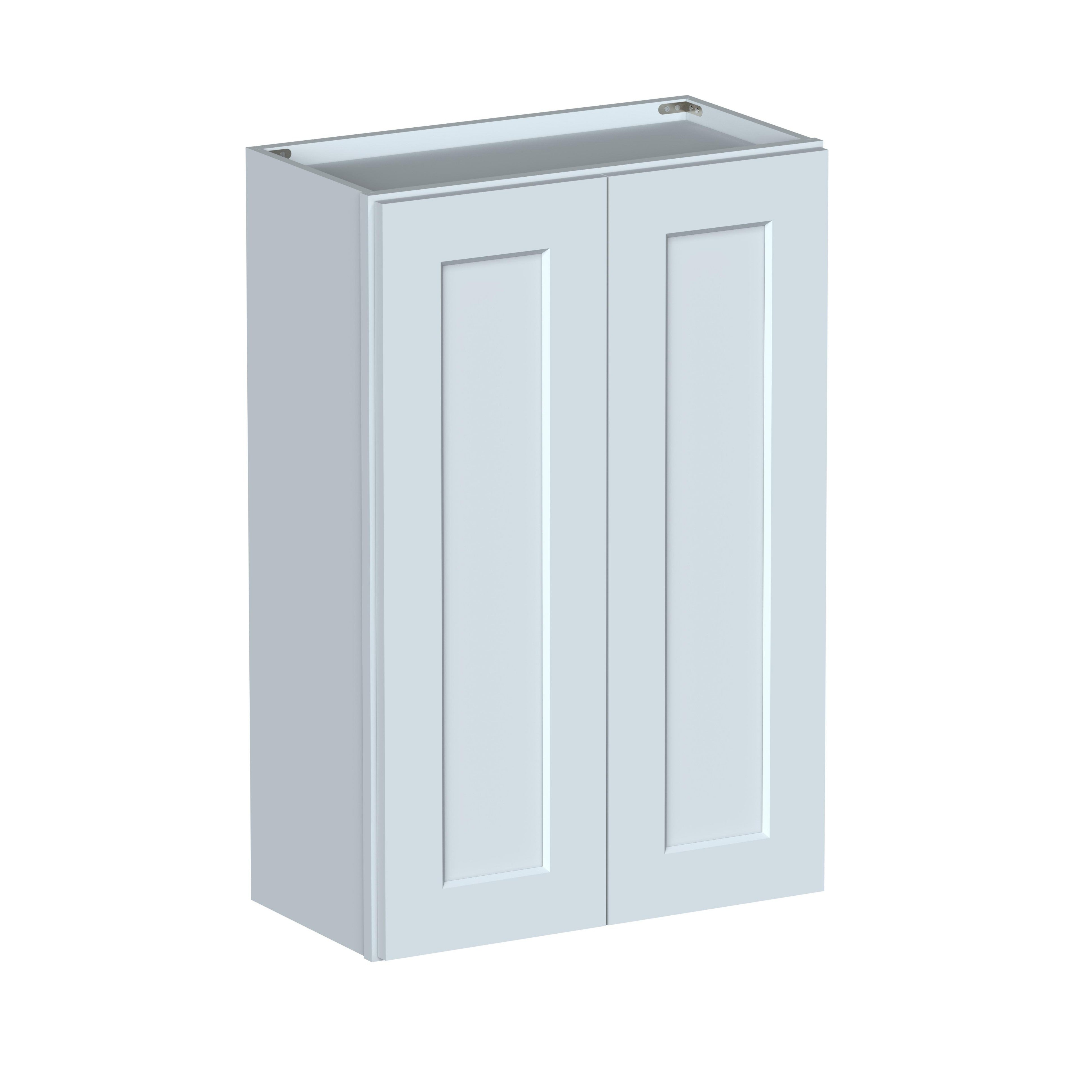 24"W x 12"D x 36"H Plywood Wall Kitchen Cabinet with 2 Doors Ready to Assemble