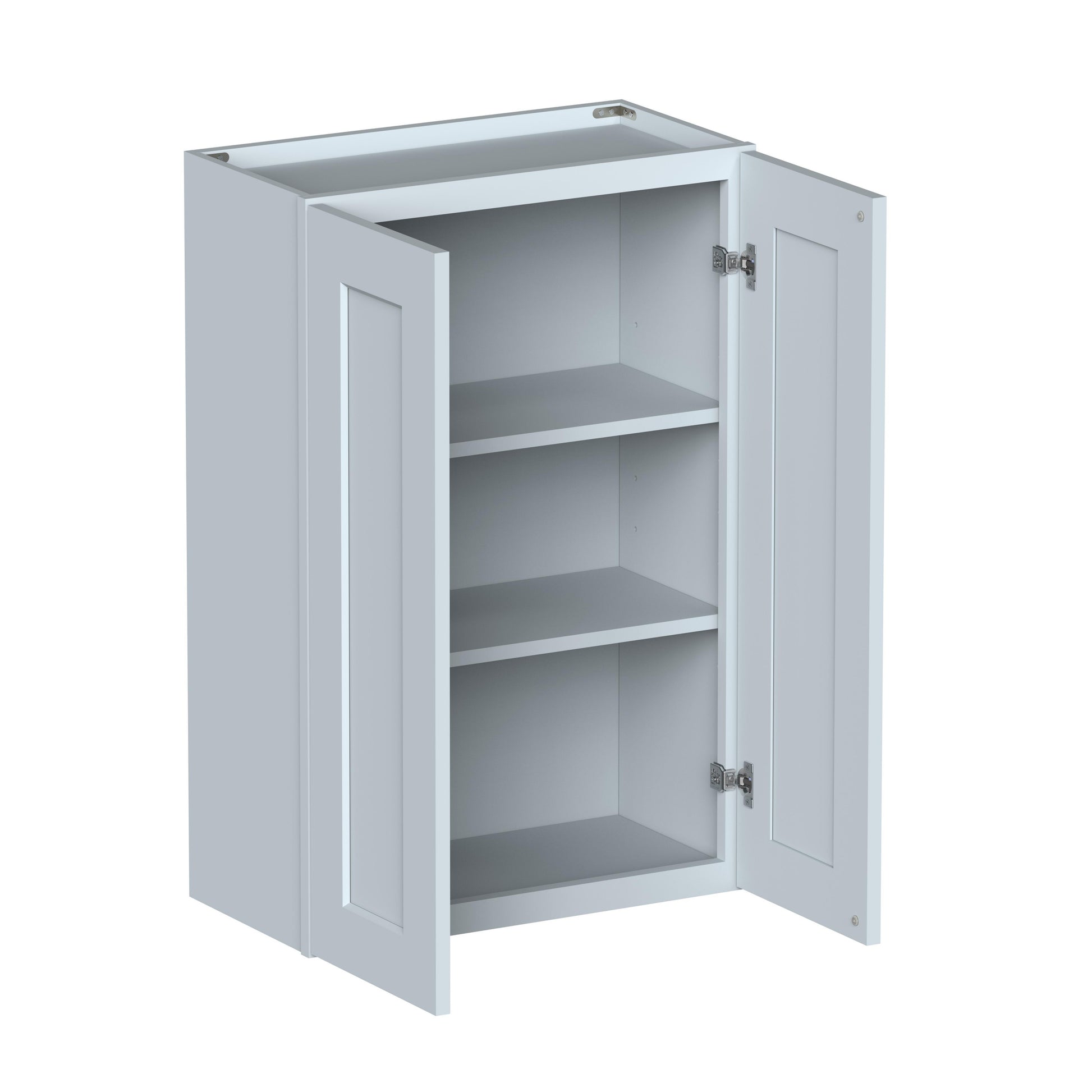 24"W x 12"D x 36"H Plywood Wall Kitchen Cabinet with 2 Doors Ready to Assemble
