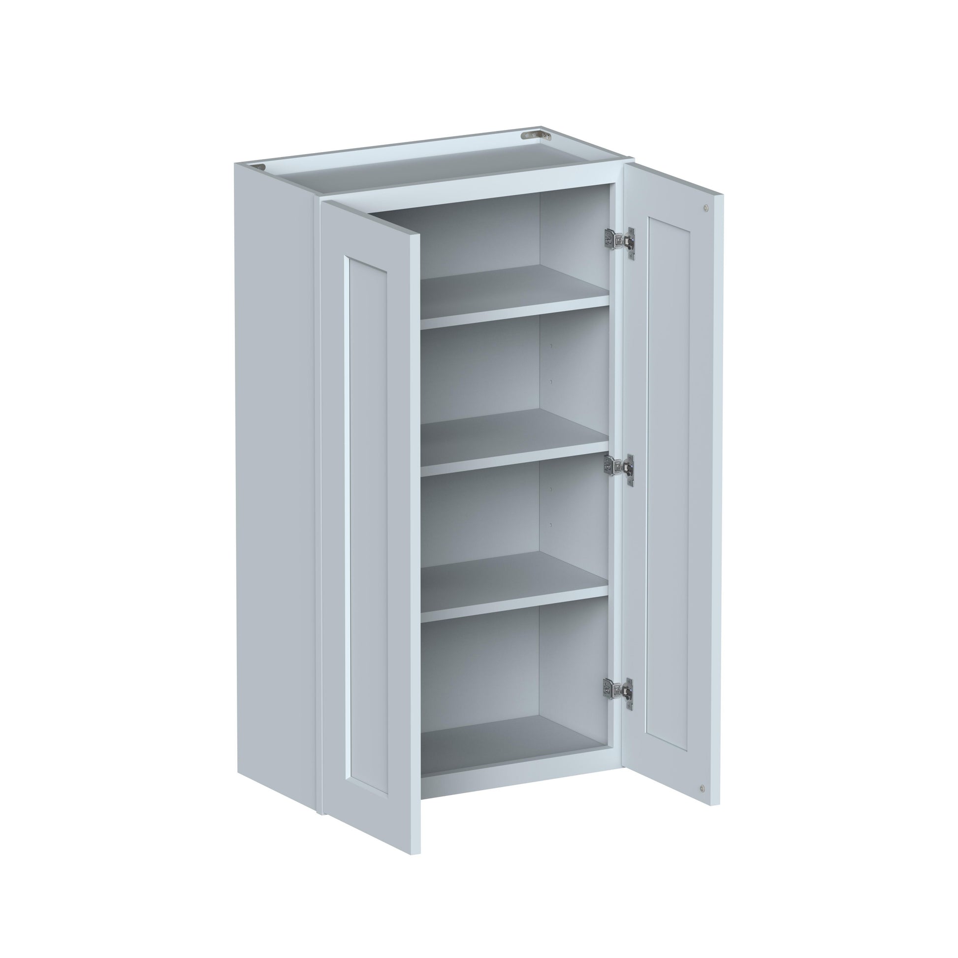 24"W x 12"D x 42"H Plywood Wall Kitchen Cabinet with 2 Doors Ready to Assemble