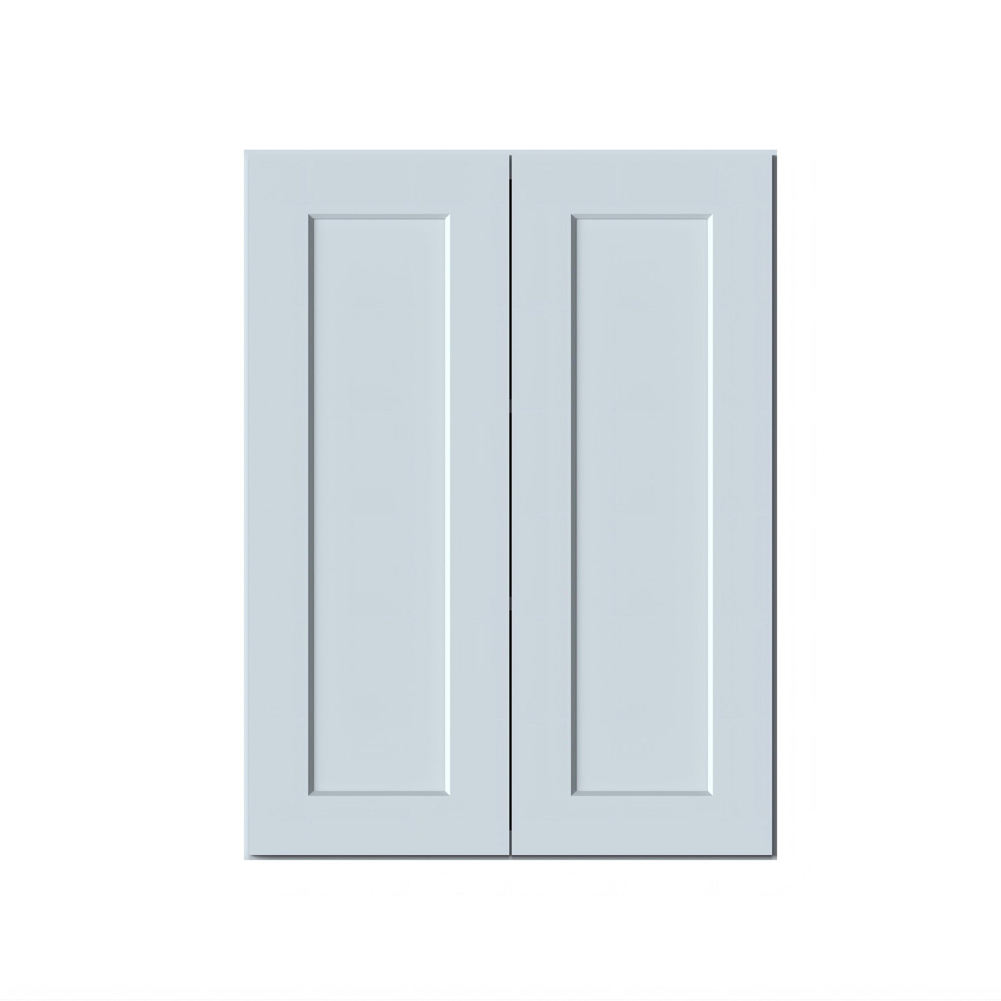 Dove Grey RTA 27"W x 12"D x 36"H Standard Wall Cabinet with 2 Doors and 2 Shelves