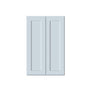 Dove Grey RTA 27"W x 12"D x 42"H Standard Wall Cabinet with 2 Doors and 3 Shelves