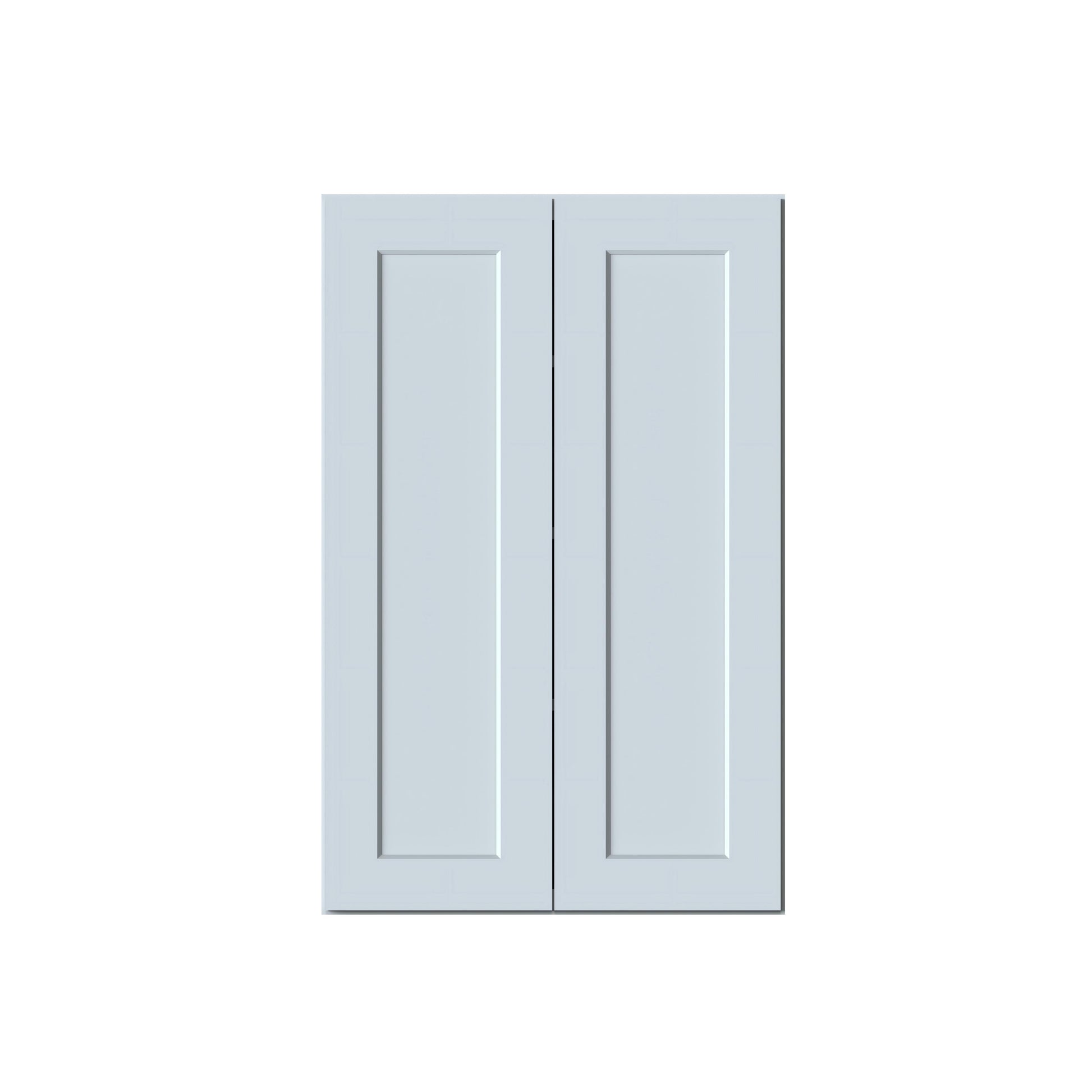 Dove Grey RTA 27"W x 12"D x 42"H Standard Wall Cabinet with 2 Doors and 3 Shelves