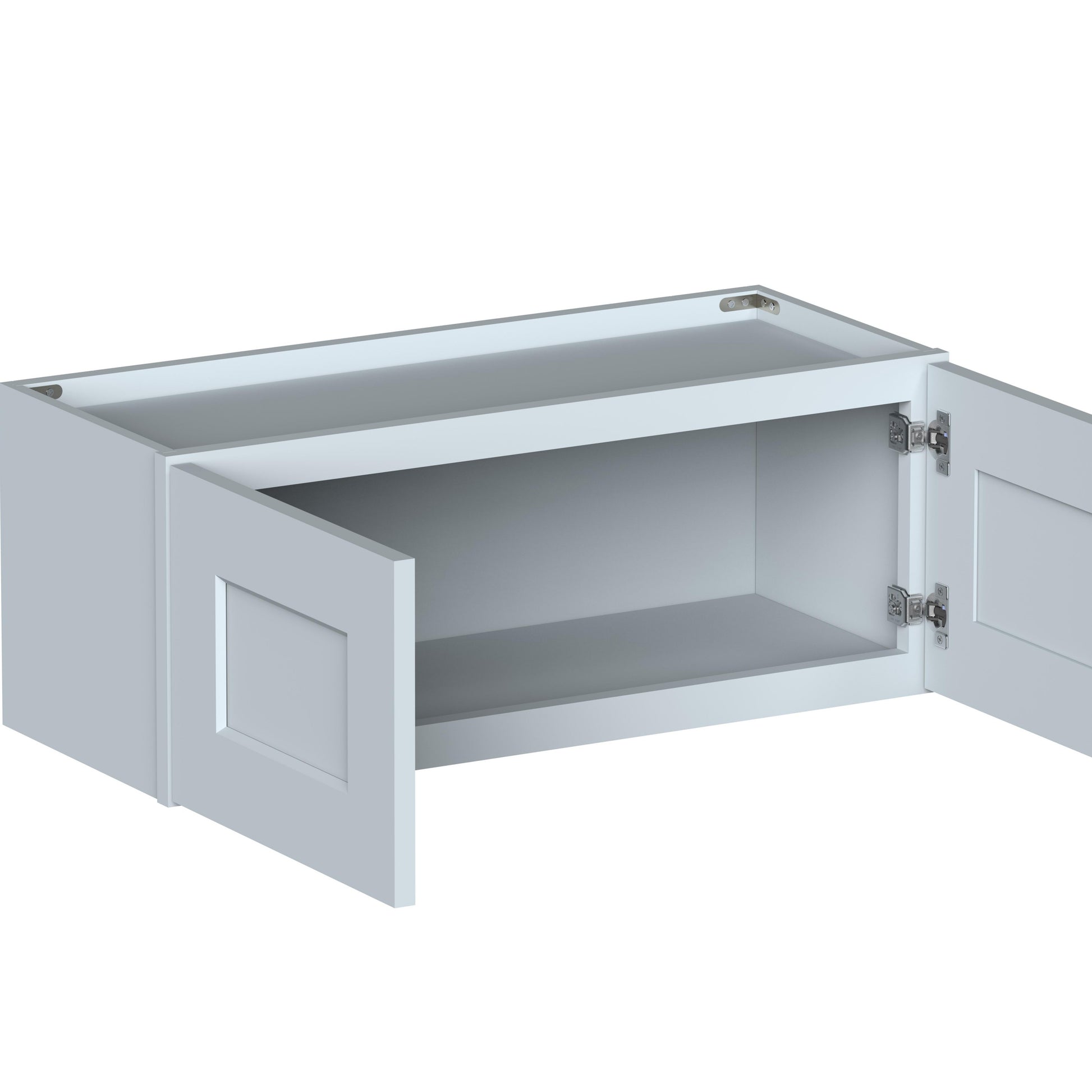 30"W x 12"D x 12"H Plywood Wall Kitchen Cabinet with 2 Doors Ready to Assemble