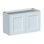 30"W x 12"D x 18"H Plywood Wall Kitchen Cabinet with 2 Doors Ready to Assemble