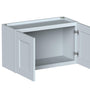 30"W x 12"D x 18"H Plywood Wall Kitchen Cabinet with 2 Doors Ready to Assemble