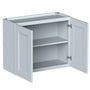 30"W x 12"D x 24"H Plywood Wall Kitchen Cabinet with 2 Doors Ready to Assemble