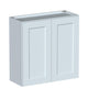 30"W x 12"D x 30"H Plywood Wall Kitchen Cabinet with 2 Doors Ready to Assemble