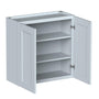30"W x 12"D x 30"H Plywood Wall Kitchen Cabinet with 2 Doors Ready to Assemble
